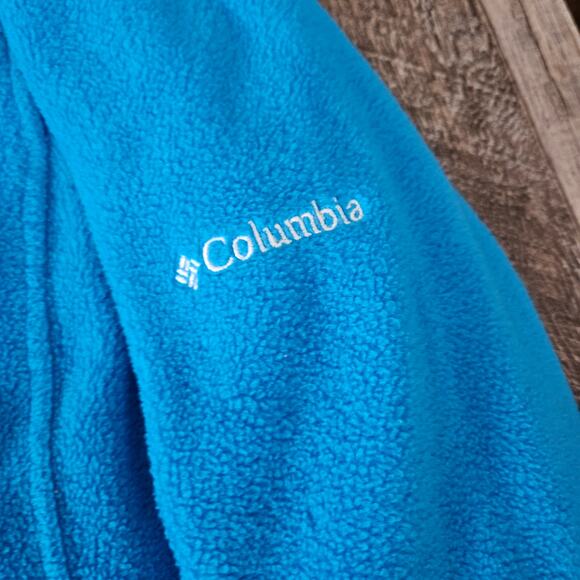 Columbia Sportswear Womens Interchange Fleece Jacket Outdoor Layer Winter Blue S - Picture 3 of 11